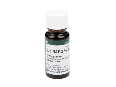 NAF Jod 2 % liniment, 10 ml