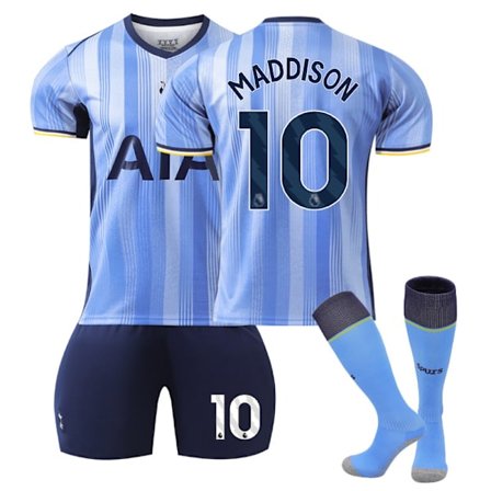 24-25 Tottenham Hotspur Ny Sæson Udebanetrøje til Børn Nr. 10 Maddison