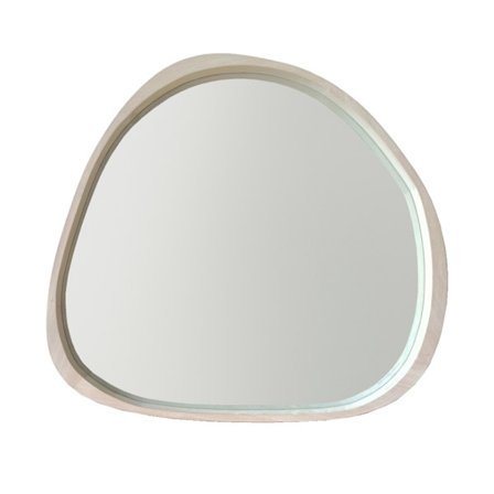 Stort spejl i Sonoma-eg – 193 x 193 cm