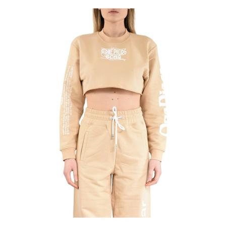 Gcds Sweatshirt , Beige , Dames , Maat: M