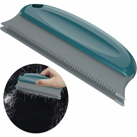 Borste för rengöring av husdjurshår, borste för husdjurshår med handtag, borste för katt- och hundhår för bilar, möbler, mattor, soffor, kläder, 