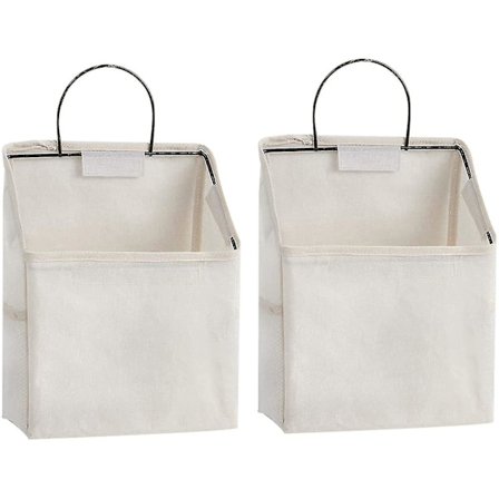 Veggmontert Organi Er Bag, 2-pakning Kleshengende Oppbevaring For Lomme