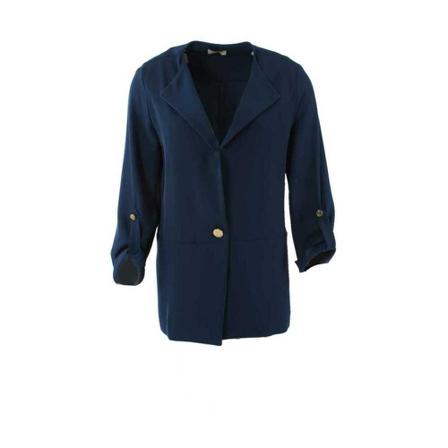 Liu Jo, Liu Jo Rebel Queen blazer Blauw, Dames, Maat:L,polyester