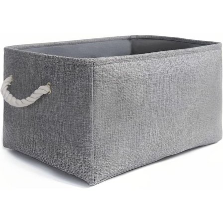 Paksu kangas taitettava säilytyslaatikko köysikahvoilla (pestävä