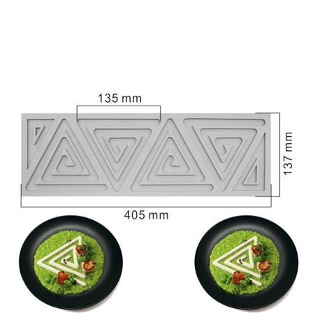 Kolmion pyöreä spiraalilanka 02 02