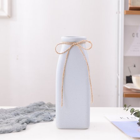 1 st keramik dekorativ vas, lantlig dekorativ liten vas grov keramik rum hem modern lantgård, ideal hylla bord bokhylla dekoration (W