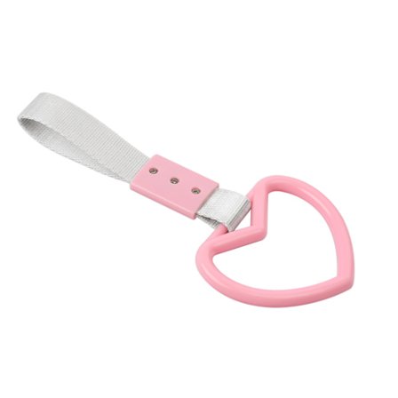 Hjerteformet bilutstyr. Bilhåndstropper Bakre støtfanger Advarselsring. Japansk T-bane Tog Buss Håndtak Drift Charm, bilinnredning og eksteriør d