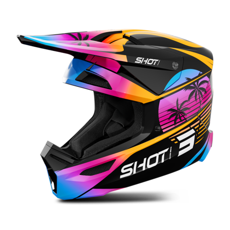 Crosshelm Shot Furious Dust Oranje Glanzend L