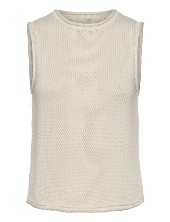 Mmaubin Sl Knit Top Beige MOS MOSH