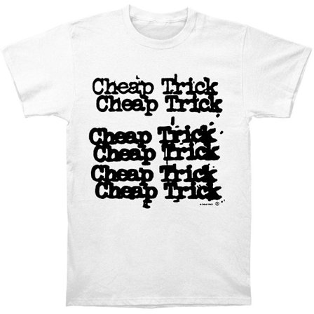Billig Trick Stacked Logo Vit T-shirt