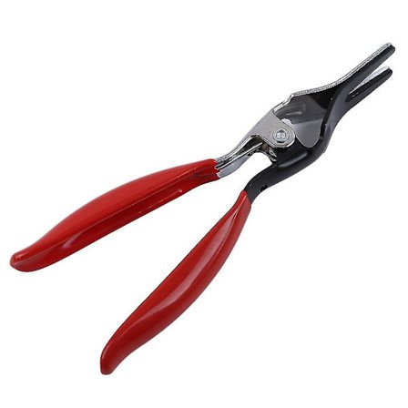 Slange Tang, Bil Auto Brændstof Vakuumledning Rørvarmer Slange Rør Fjernelse Separator Tang Værktøj (1 stk, rød)