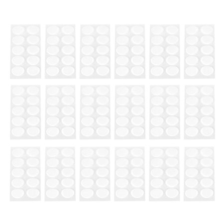120 Sett Usynlige Øreheving Øreflipp Støttebånd Støttelapper For Ørepynt Transparent farge 7x3