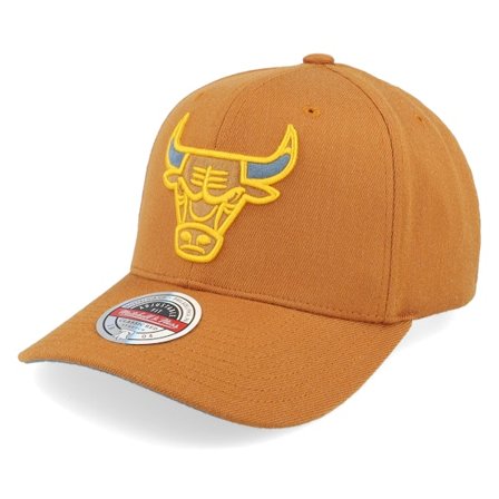Mitchell & Ness - NBA Orange adjustable Cap - Chicago Bulls Fashion Classic Red Burnt Orange Adjustable @ Hatstore