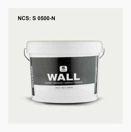 Biltema - Veggmaling WALL hvit 3 liter