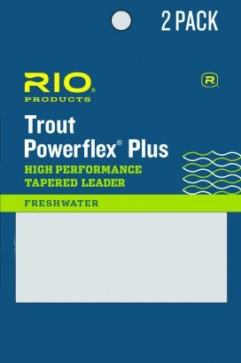 RIO PowerflexPlus Leader 9ft 3X 0,20mm/4,3kg 2-pack