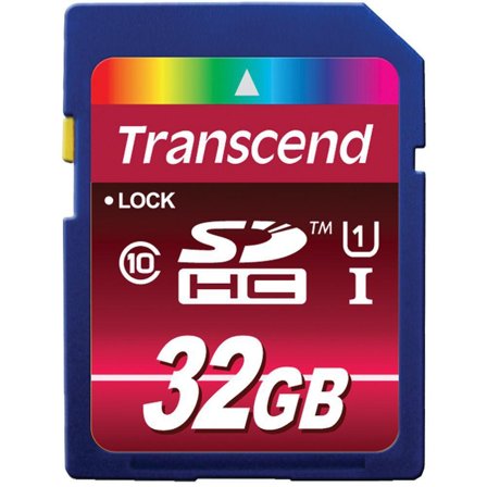 Transcend flashminnekort - 32 GB - SDHC UHS-I