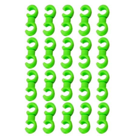 20 st Cykelbroms Kabelklämmor Cykelkabelklämmor S-Stil Linjer Klämmor