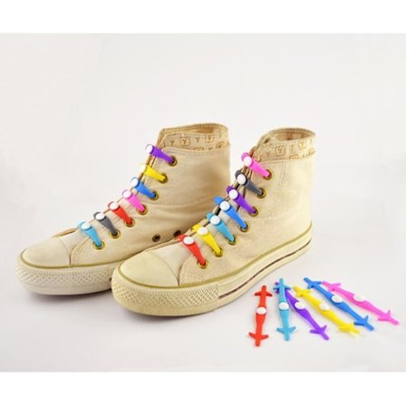 Smart sko snøring i silikon 2-pack