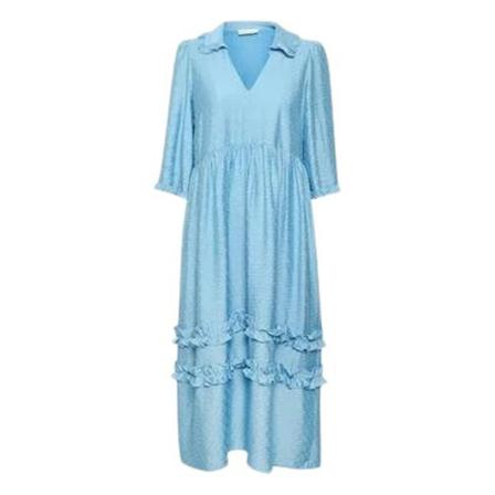 Karen by Simonsen, erika midi dress Blauw, Dames, Maat:L