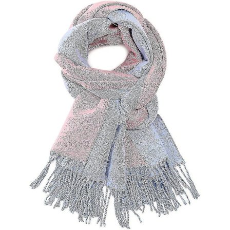Dam Scarf Cashmere-liknande Wraps Blanketscarf Splicing Rutig Scarf Höst Vinter