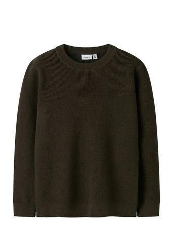 Nkmnesolle Ls Pullover Knit Noos Brown Name It