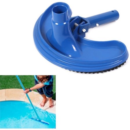 1 stk. Sæt Pool Støvsugerhoved Pool Støvsuger Børste Halvmåne Letvægts Pool Støvsuger Børste Pool Vedligeholdelsessæt Blå