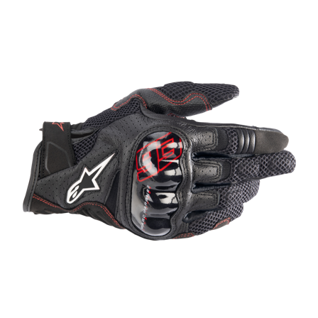Motocyklové Rukavice Alpinestars MM93 Rio Hondo V2 Air Černá Asfalt/Jasně Červená L