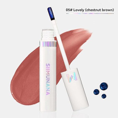 Långvarig Vegansk Läppfärg Peel Off 7 Universella Nyanser Överföringssäker Vattentät 4ml