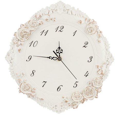 Veggklokke i europeisk stil, lydløs, batteridrevet, dekor til stue, bar