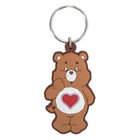 Care Bears PVC Tenderheart Bear Nyckelring Storlek One Brown/White/Re