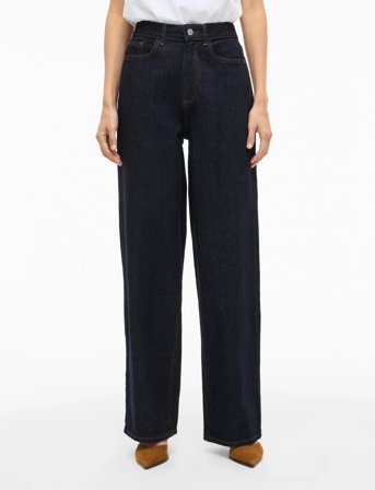 Vila Vifreya Jaf Hw Wide Jeans - Noos - Navy - 34 x 32