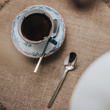 Dorre Victoria kaffeskjeer 6 stk x 14 cm, rustfritt stål' - 'Rustfri blank stål