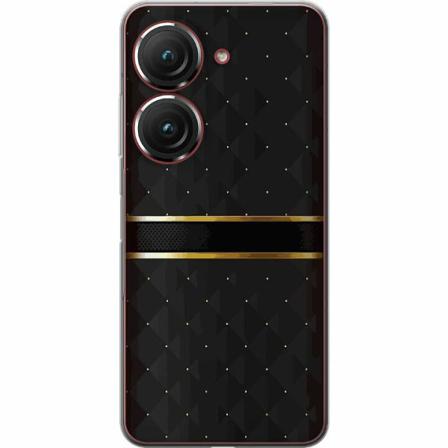 Asus Zenfone 9 Genomskinligt Skal Golden Stripes