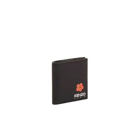 Kenzo Crest Foldable Wallet , Zwart , Heren , Maat: ONE Size Portefeuilles