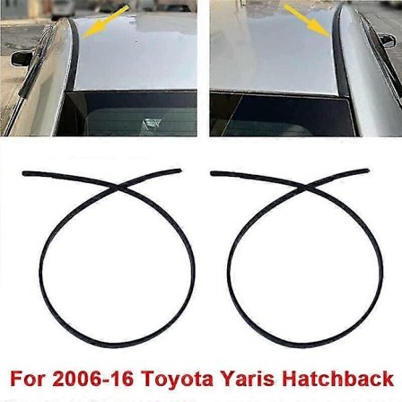 Vasemman ja oikean puolen kattolistat, yhteensopivat 2006-2016 Toyota Yaris Hatchback -malliin - WELLNGS