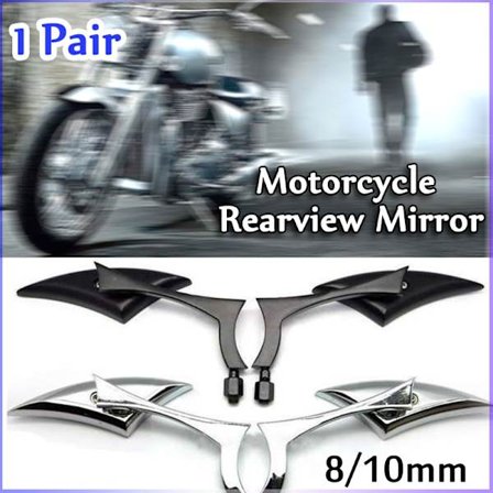Universella 8/10 mm backspeglar Motorcykeltillbehör
