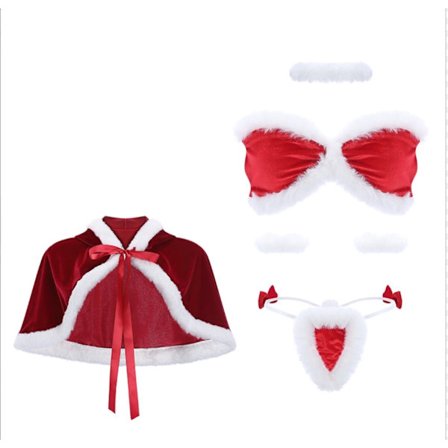 Sexig Sammet Bunny Cosplay Uniform Set