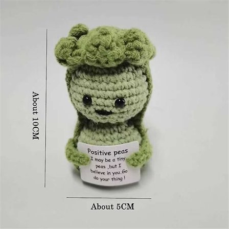 Positiivinen söpö peruna kotihuoneen sisustus Mini käsintehty pehmokoriste Neulontavillainen lanka Nukke Syntymäpäivälahjat Joulukoriste Taitopelit