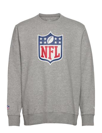 Nfl Mid Essentials Crest Crew Sweatshirt Grey Fanatics