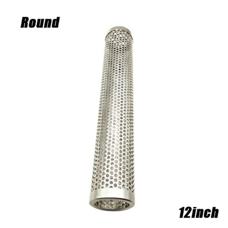 BBQ Grill Rostfritt Stål Rökrör Träpellets Kallrökarlåda Grilltillbehör 6 tum/12 tum