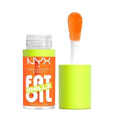 NYX PROFESSIONAL MAKEUP Fat Oil Chillz Lip Drip Lip Oil 15 Citrus Chiller, Makeup, Læber, Lipgloss