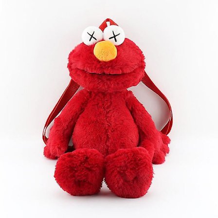 52cm Elmo Reppu Seesamtie Pehmolelu Cookie Täytetty Nukke Lapselle
