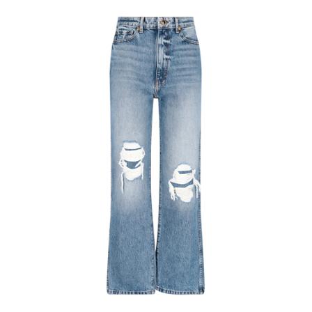 Khaite, Flared Jeans Blauw, Dames, Maat:W26