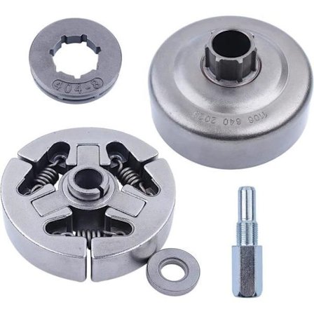 Kopplingstrumma Protcheau Fälgset Kompatibelt med Stihl 070 Motorsåg Del med Kopplingssko, Spårborttagningsverktyg