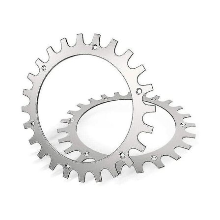 Worx Landroid Plæneklipper Model S/m Premium Rustfri Stål Knopper 2mm Tykkelse Forbedret Trækkraft - Poleret Afgratning - Hjul Diameter: 205mm