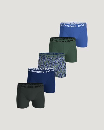 Björn Borg COTTON STRETCH BOXER 5p Mange Undertøy Gutt - Kids Brand Store