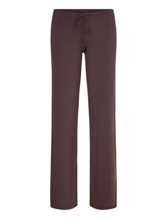 Gina Tricot Low Waist Loungewear Trousers - Brown - XL
