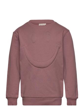 Sweatshirt Ls Sweat-shirt Genser Rosa Minymo*Betinget Tilbud