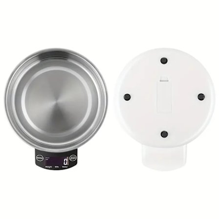 1 stk, kjøkkenvekt uten batteri, digital kjøkkenvekt med bakgrunnsbelysning, matvekt, vekt med bolle, kjøkkenutstyr