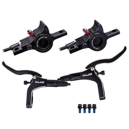 MTB hydrauliske skivebremser foran og bak, sett for terrengsykler
